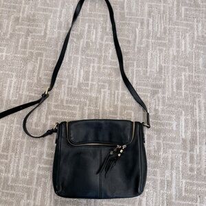 Vince Camuto Genuine Leather Crossbody Purse